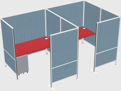 Flexible panel system with privacy
