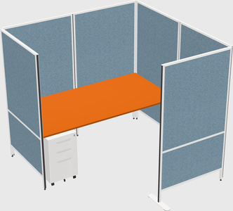 Flexible panel system with privacy