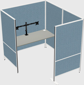 Flexible panel system with privacy