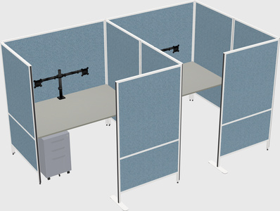 Flexible panel system with privacy