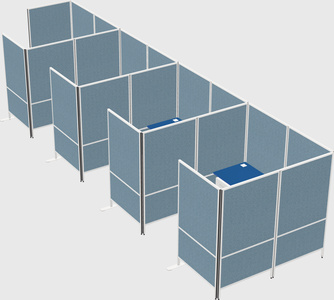 Flexible panel system with privacy