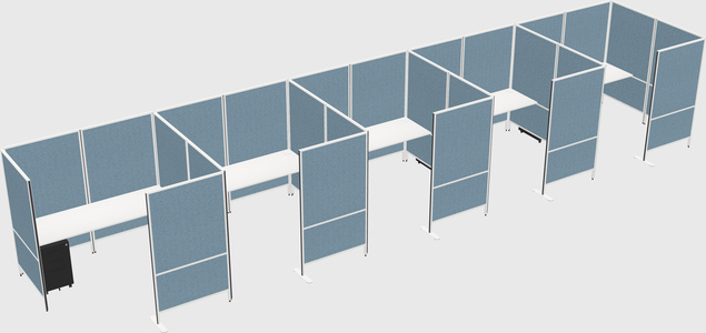 Flexible panel system with privacy