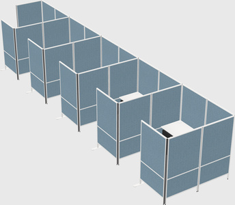Flexible panel system with privacy