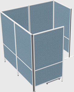 Flexible panel system with privacy