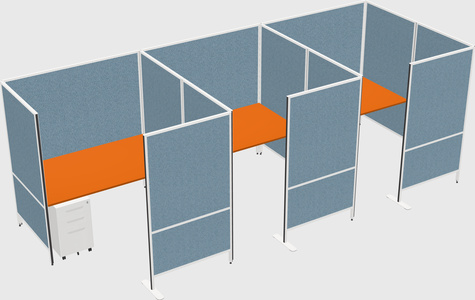 Flexible panel system with privacy