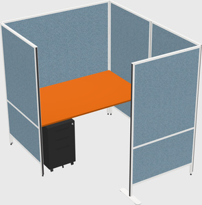 Flexible panel system with privacy