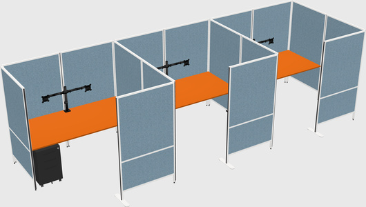 Flexible panel system with privacy