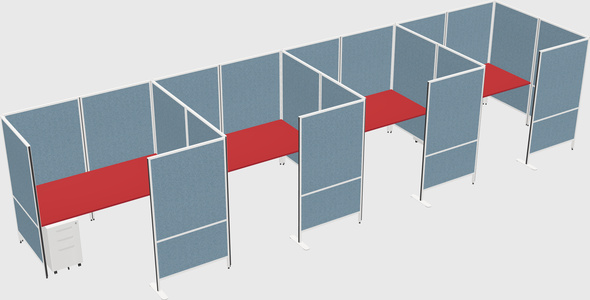Flexible panel system with privacy