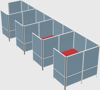 Flexible panel system with privacy