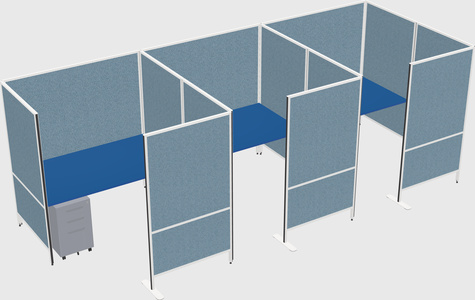 Flexible panel system with privacy