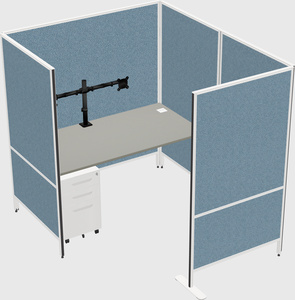 Flexible panel system with privacy