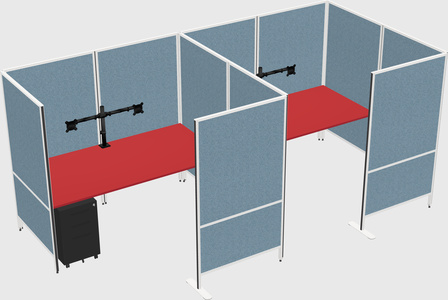 Flexible panel system with privacy