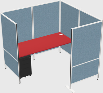 Flexible panel system with privacy