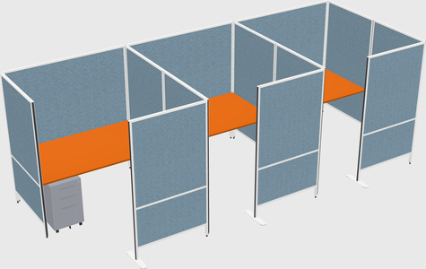 Flexible panel system with privacy