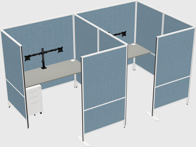 Flexible panel system with privacy