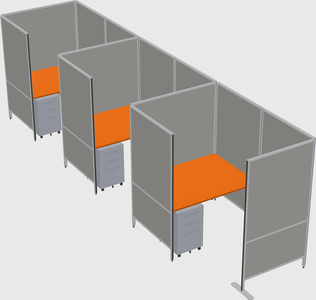 Small private panel system