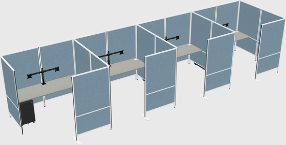 Flexible panel system with privacy