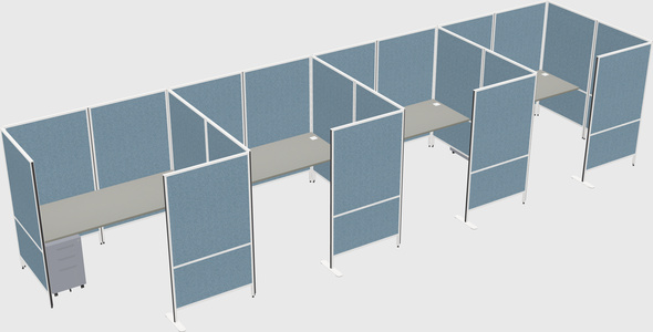 Flexible panel system with privacy