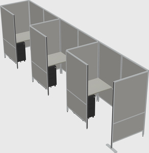 Small private panel system