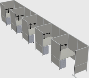 Small private panel system