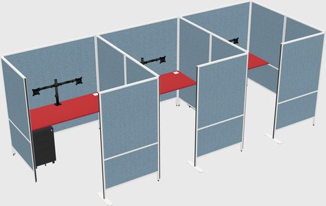 Flexible panel system with privacy
