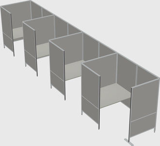 Small private panel system
