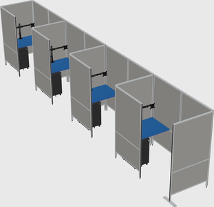 Small private panel system