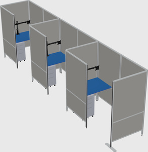 Small private panel system