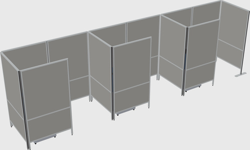 Small private panel system