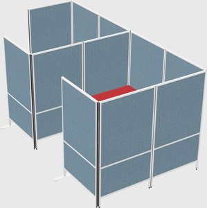 Flexible panel system with privacy