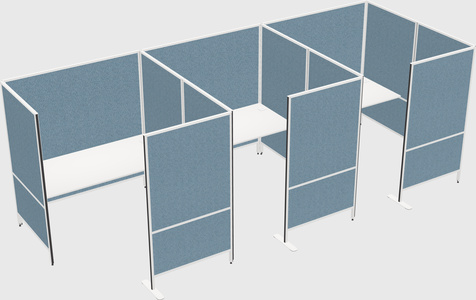 Flexible panel system with privacy