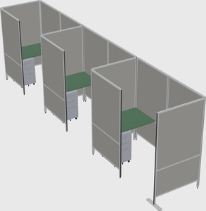Small private panel system