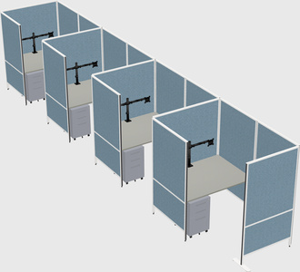 Small private panel system