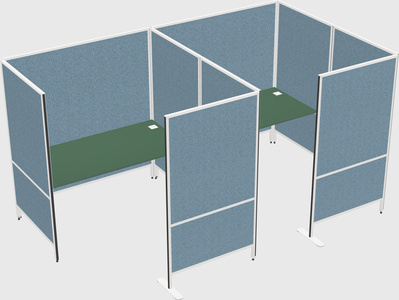Flexible panel system with privacy