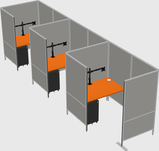 Small private panel system