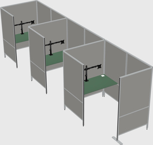 Small private panel system