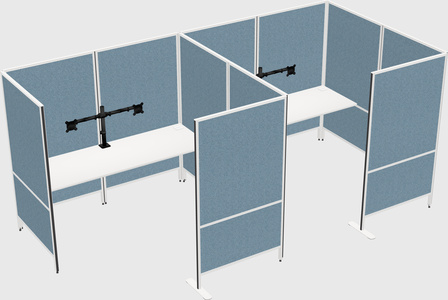 Flexible panel system with privacy