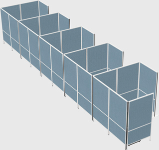 Flexible panel system with privacy