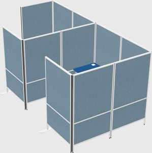Flexible panel system with privacy