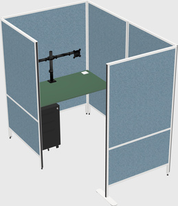 Small private panel system