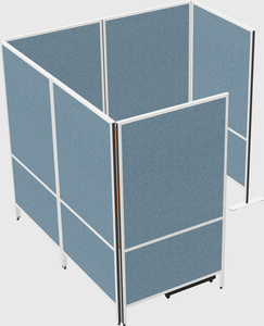 Flexible panel system with privacy