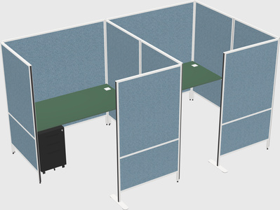 Flexible panel system with privacy