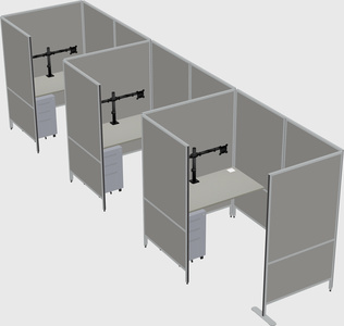 Small private panel system