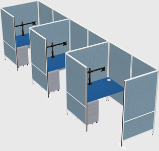 Small private panel system