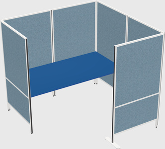 Flexible panel system with privacy