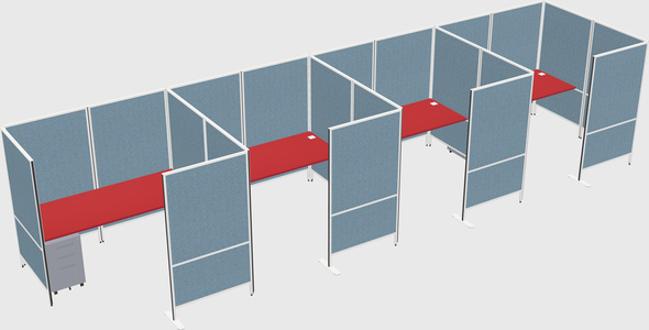 Flexible panel system with privacy