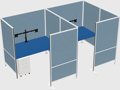 Flexible panel system with privacy