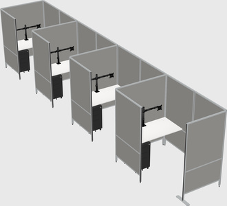 Small private panel system