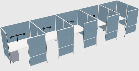 Flexible panel system with privacy