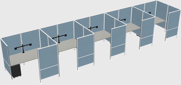Flexible panel system with privacy